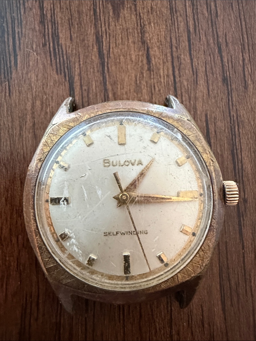 Bulova  vintage working watch face
